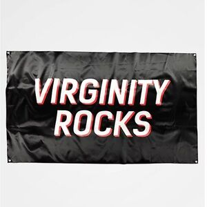 Danny Duncan Virginity Rocks Black Banner